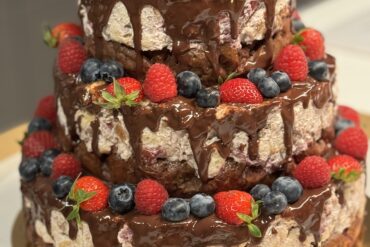 Sokolaadi glasuuriga kringel